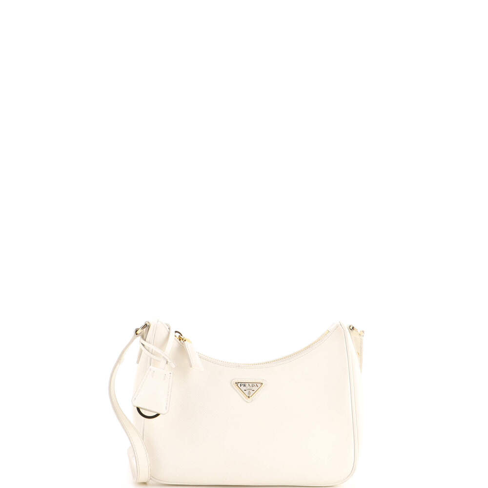 Prada Mini Adjustable Handle Zip Hobo
